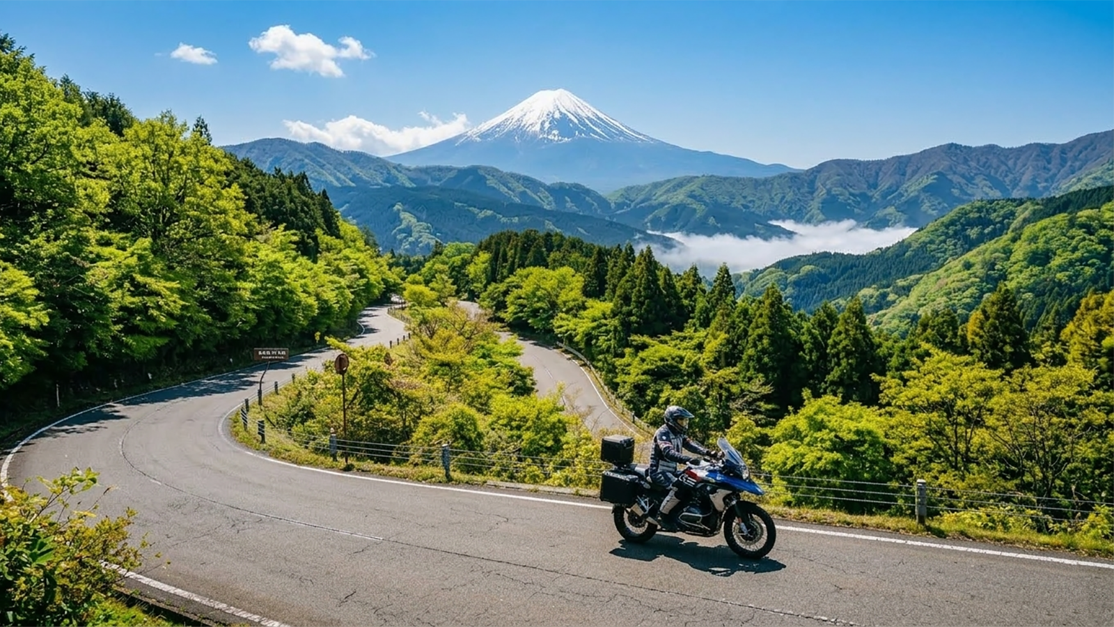 scenic mountain roads in Japan