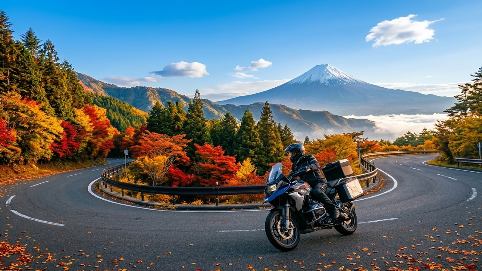 Best season motorcycle touring Japan