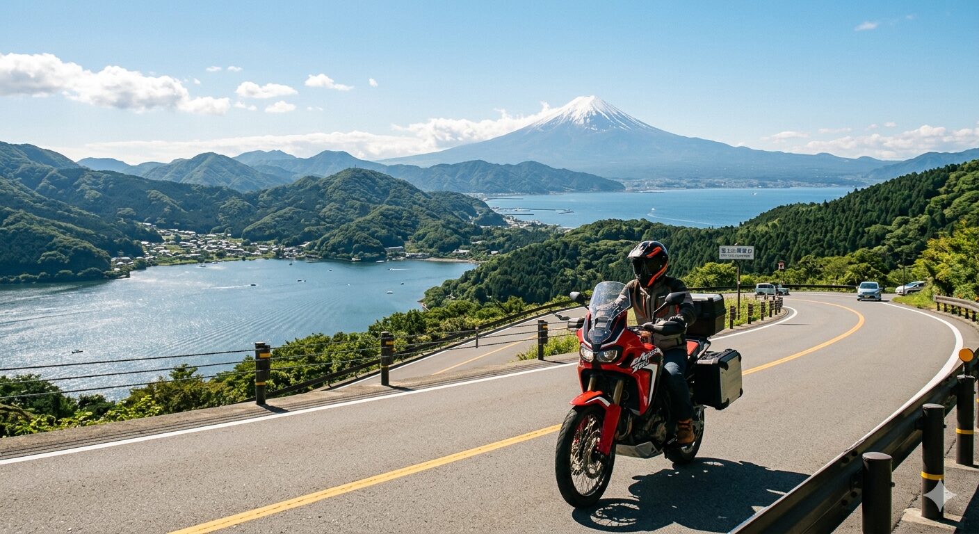 Japan motorcycle touring scenic