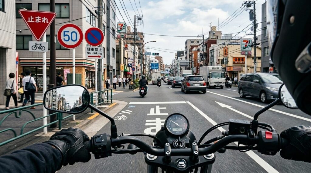 Japanese stop sign tomare