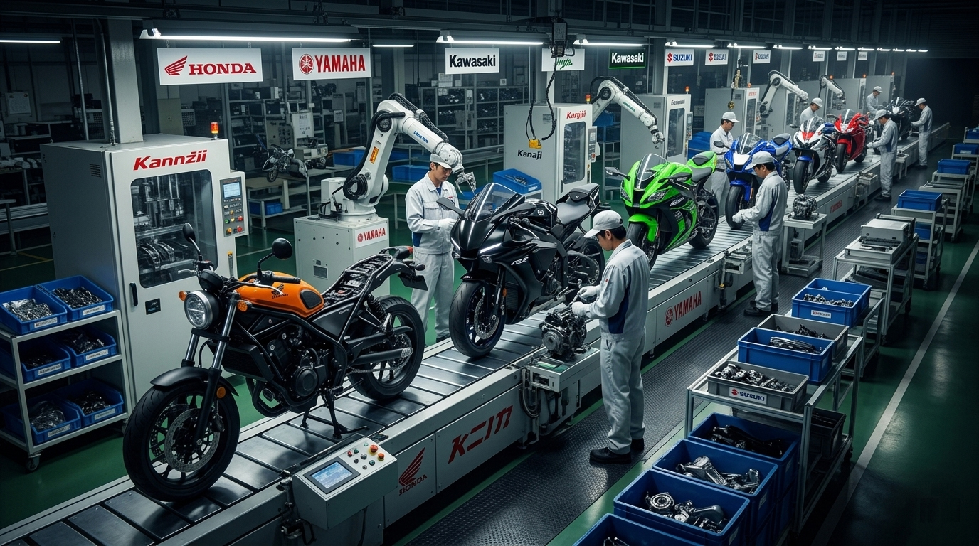 Japanese motorcycle manufacturing culture