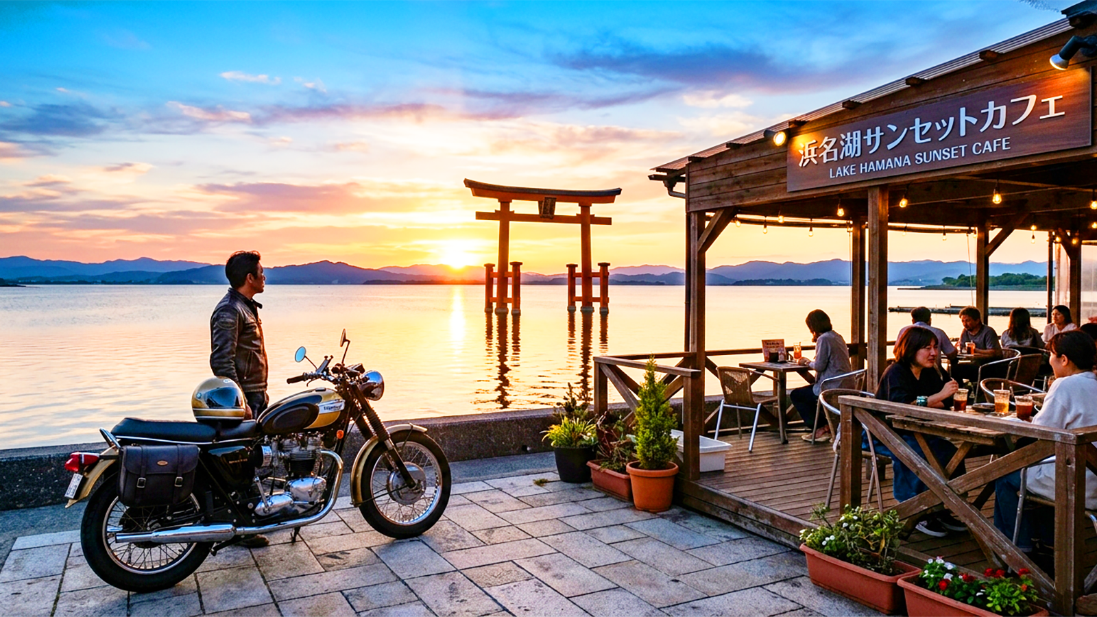 Hamamatsu sunset cafe