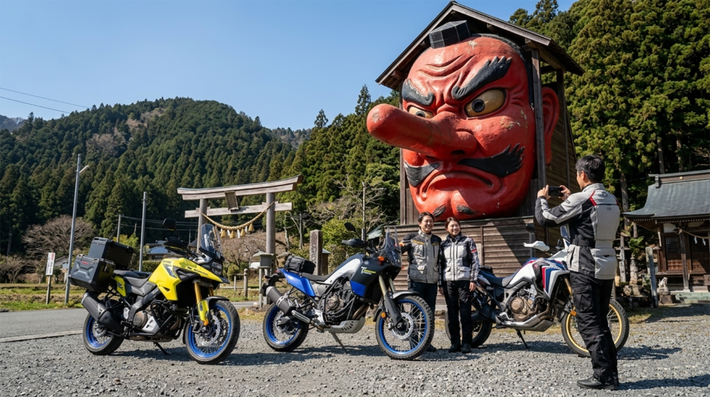Tenryu forest road motorcycle ride Japan