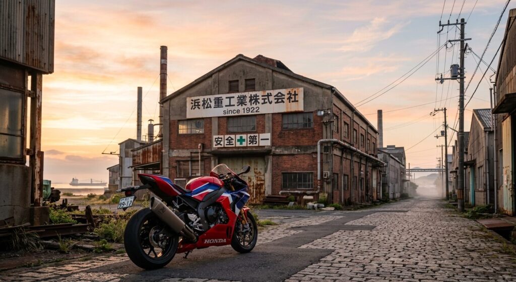 Honda motorcycle in Hamamatsu birthplace of Honda Japan
