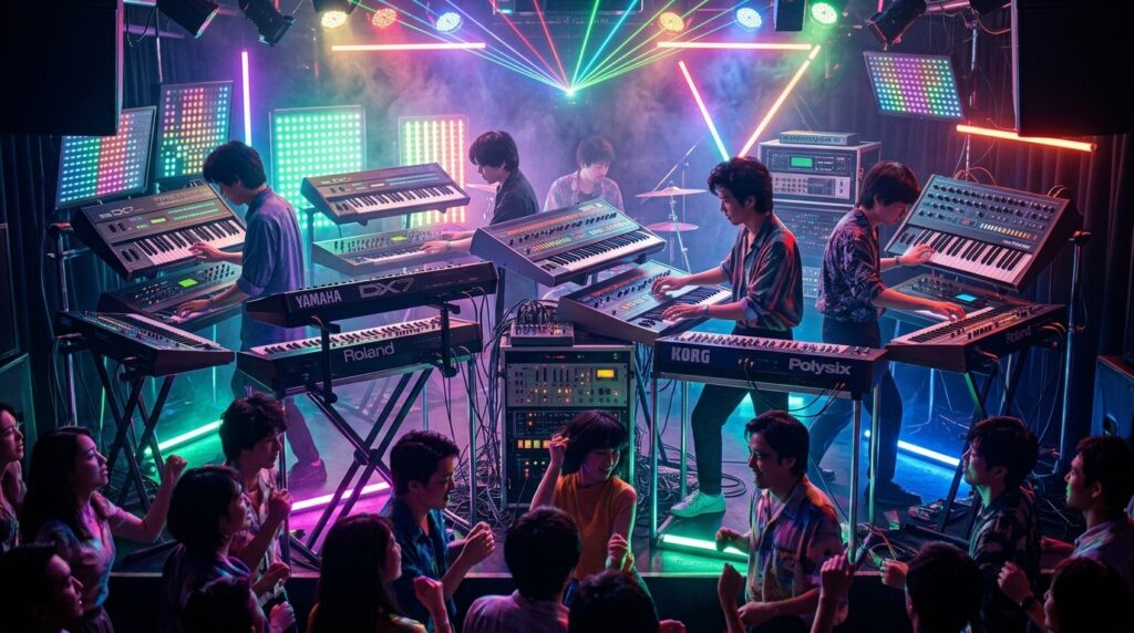 Japan synthesizer revolution in the 1980s electronic music evolution