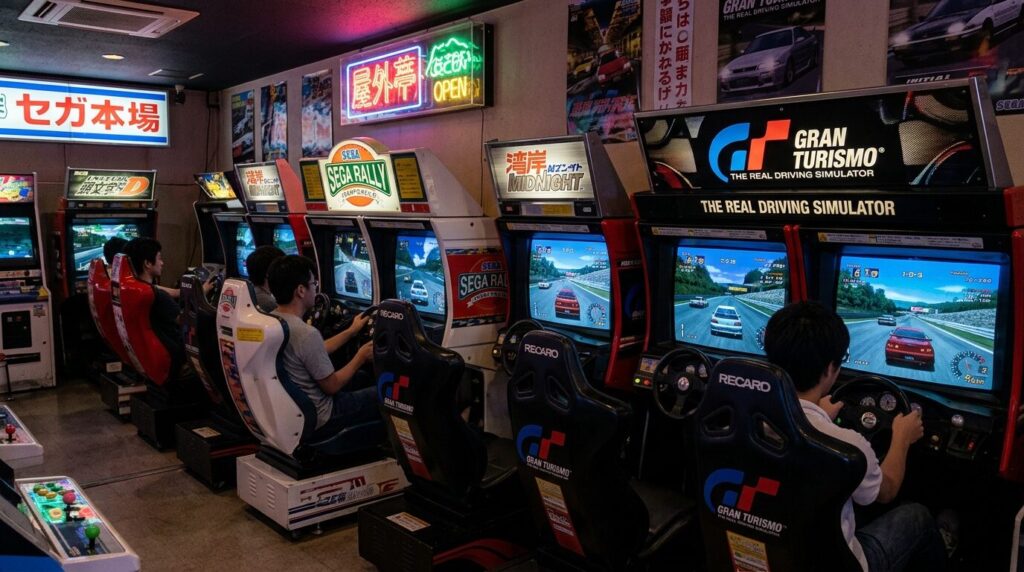 Japanese racing games Gran Turismo Sega Rally car culture