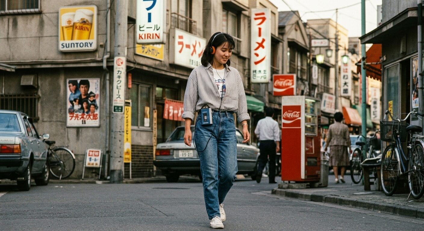 Sony Walkman portable cassette player from 1980s Japan