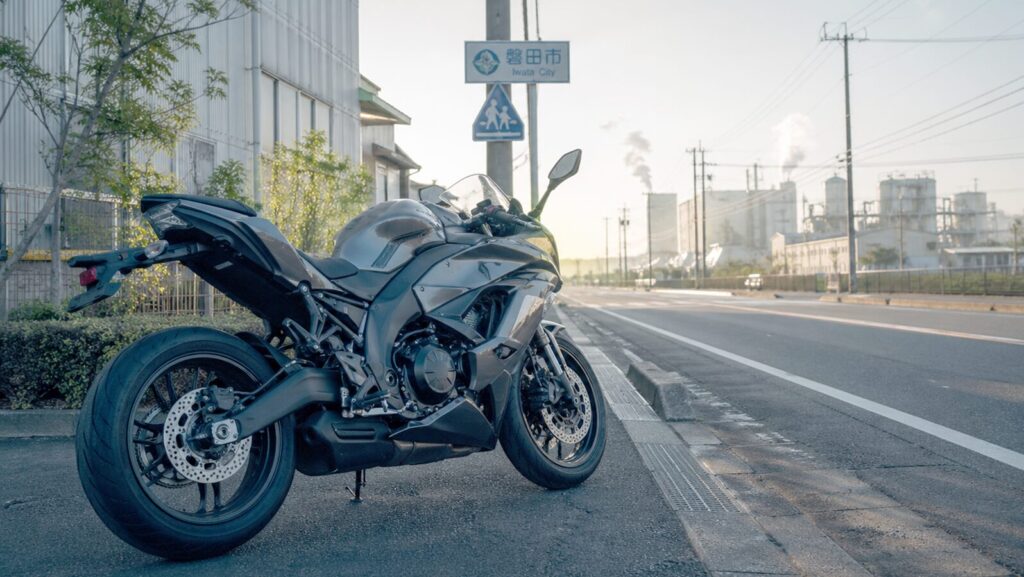 Yamaha motorcycle in Iwata Shizuoka Japan birthplace of Yamaha