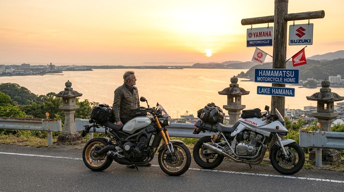 Motorcycle touring in Hamamatsu Shizuoka Japan